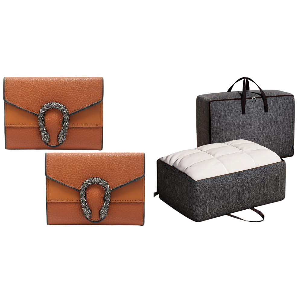 Women s Wallet Stylish Compact Purse Clutch with Card & Coin Holder Debit Card Organizer, + Storage Bag for Clothes, Cloth Organiser for Storage, Under Bed Storage Bag, Wardrobe-image-49