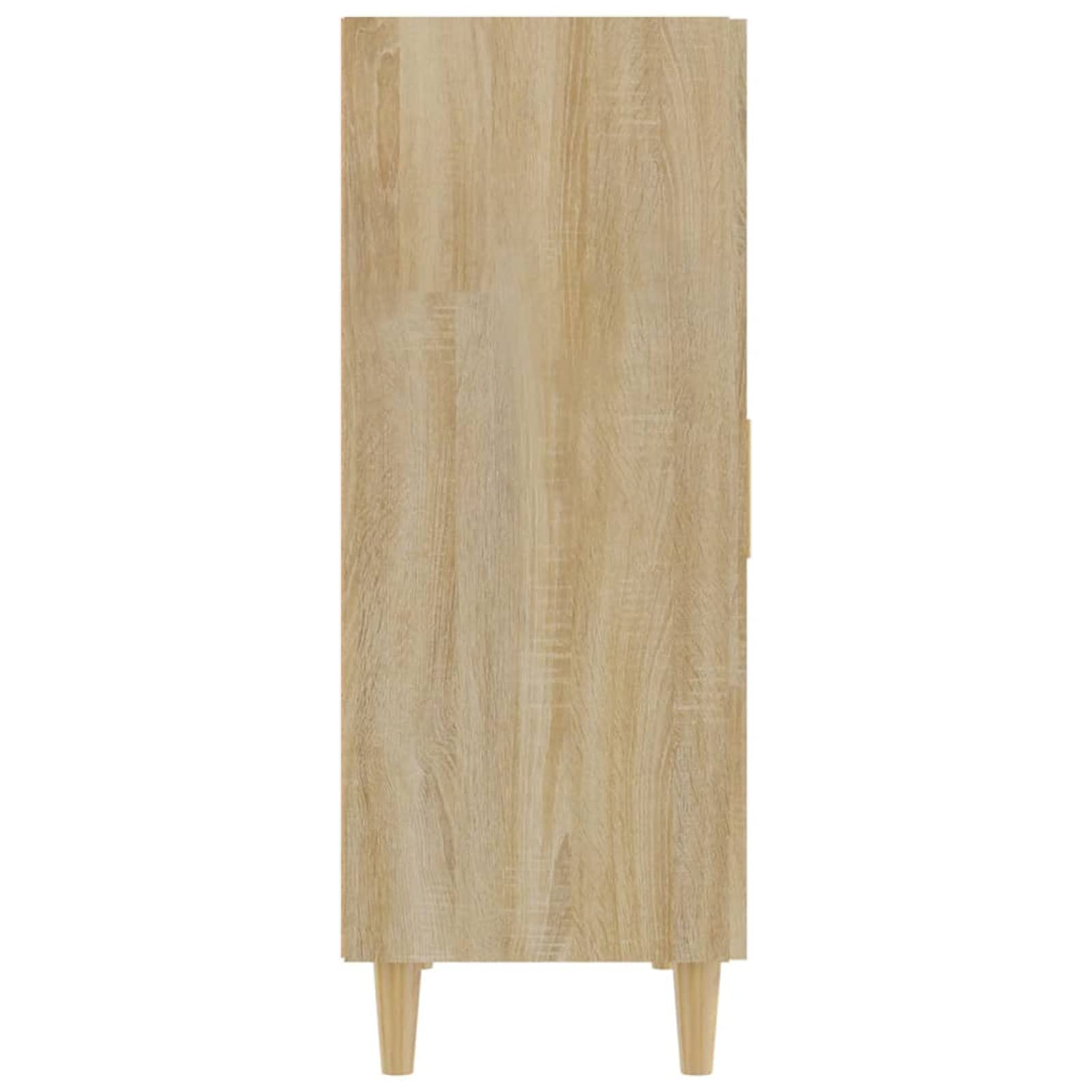 ShGaxin Sonoma dębowy kredens 70x34x90 cm drewno inżynieryjne, komoda do przechowywania sypialni, komody z szufladami, szafka z szufladami254