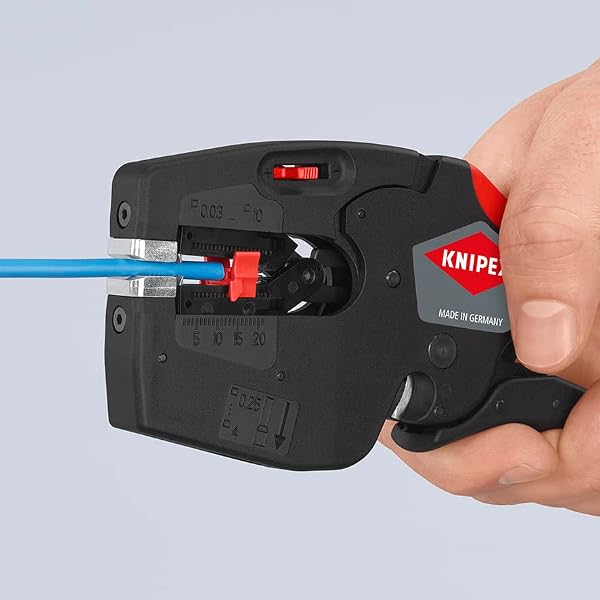 KNIPEX Nexstrip Multi-Tool for Electricians with Non-Slip Plastic Grips 190 mm, 12 72 190 by KNIPEX - Image 8