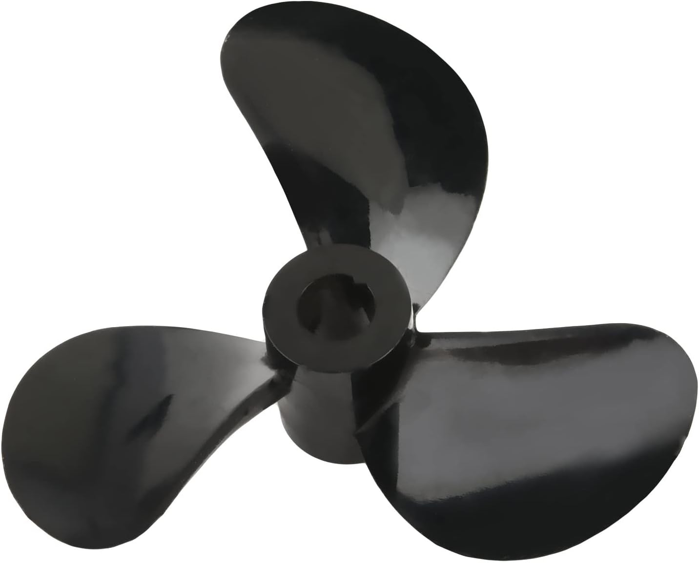 Heyiarbeit RC Boat Propeller 3 Blades 40mm Plastic Black 1PCS