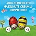 Lindt Bugs & Bees, Milk Chocolate Candy with Hazelnut and Crisp Filling, 1.7 oz. 5-Pack