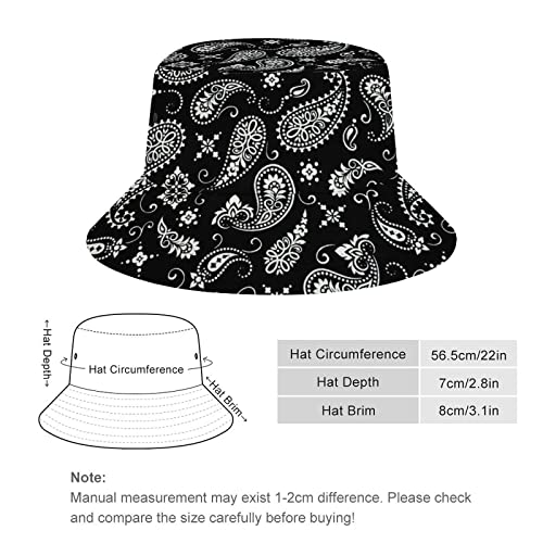 Plain Fishermen Caps for Women Men Teens, Wide Brim Fitted Boonie Cap Sun Hat2