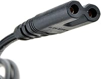 Vista 3 de Marg AC en el cable de alimentación del enchufe del enchufe del cable de enchufe para QFX PBX-706100BT portátil TailGame recargable batería