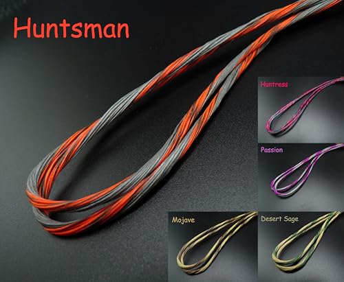 Replacement Mathews Heli M Bowstrings – Signature Series Camo Bowstring Set – Built from BCY 452Xtra HMPE for Max Enhanced Speed & Accuracy for Precision Shooting.