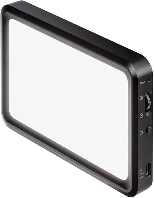 Elgato Key Light Mini - Portable LED Panel for Streaming, Video Conferencing, Gaming, 800 Lumens, Rechargeable Battery, TikTok, Instagram, YouTube, Zoom, Microsoft Teams, PC/Mac/iPhone/Android