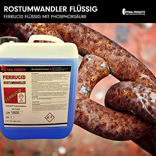Rostumwandler von Optimal Products für metallische Oberflächen