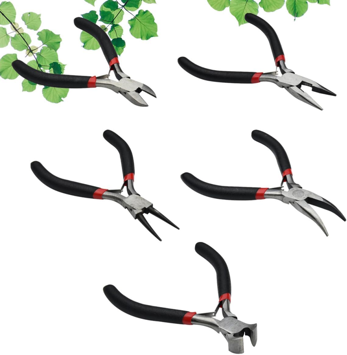 5pcs Mini Jewelry Plier Set for Jewelry Crafters DIY Crafts