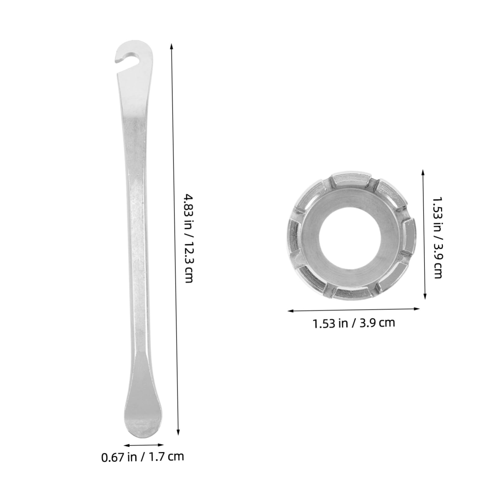 Toddmomy 1 Set Bike Tire Repair Tool Steel Wrench Tire Levers Emergency Kit for Mountain Road Bikers Ergonomic Design for Easy Repairs Comprehensive Wheel Tensioning