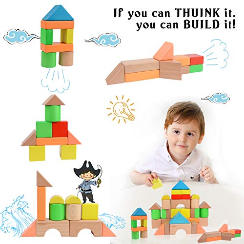 Migargle TY05 Large Wooden Building Blocks Set thumb #2