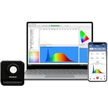 Light Wavelength Spectrum Meter 380-780nm Color Temperature Meter Kelvin CRI Meter with Software