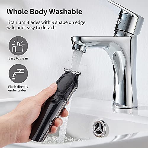 SHENGTAI 0261 Rechargeable Hair Clippers, Professional Beard Trimmer, 5 in 1 Mens Grooming Kit(ST-0261) - Image 4