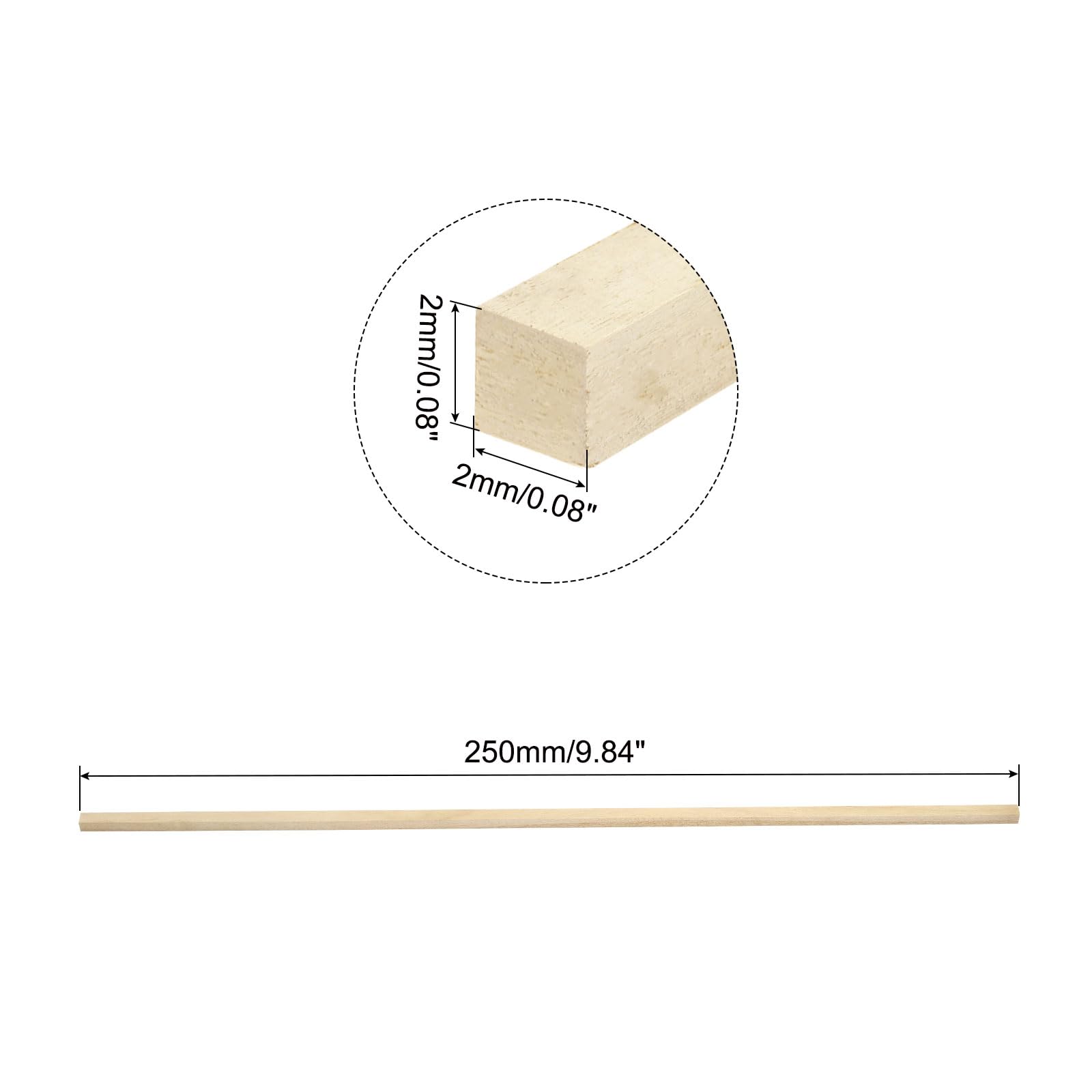 Produktbild von QUARKZMAN 8 Acryl-Rundstäbe Klar – 4 X 300 Mm, Vielseitig Für DIY, Beleuchtung, Tortenständer & Modellbau
