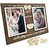A’arkaJ Anniversary Picture Frame, Then & Now (1-99th) Photo Frame, Happy Anniversary Wedding Gifts for Couple Wife Husband (4”x6”)