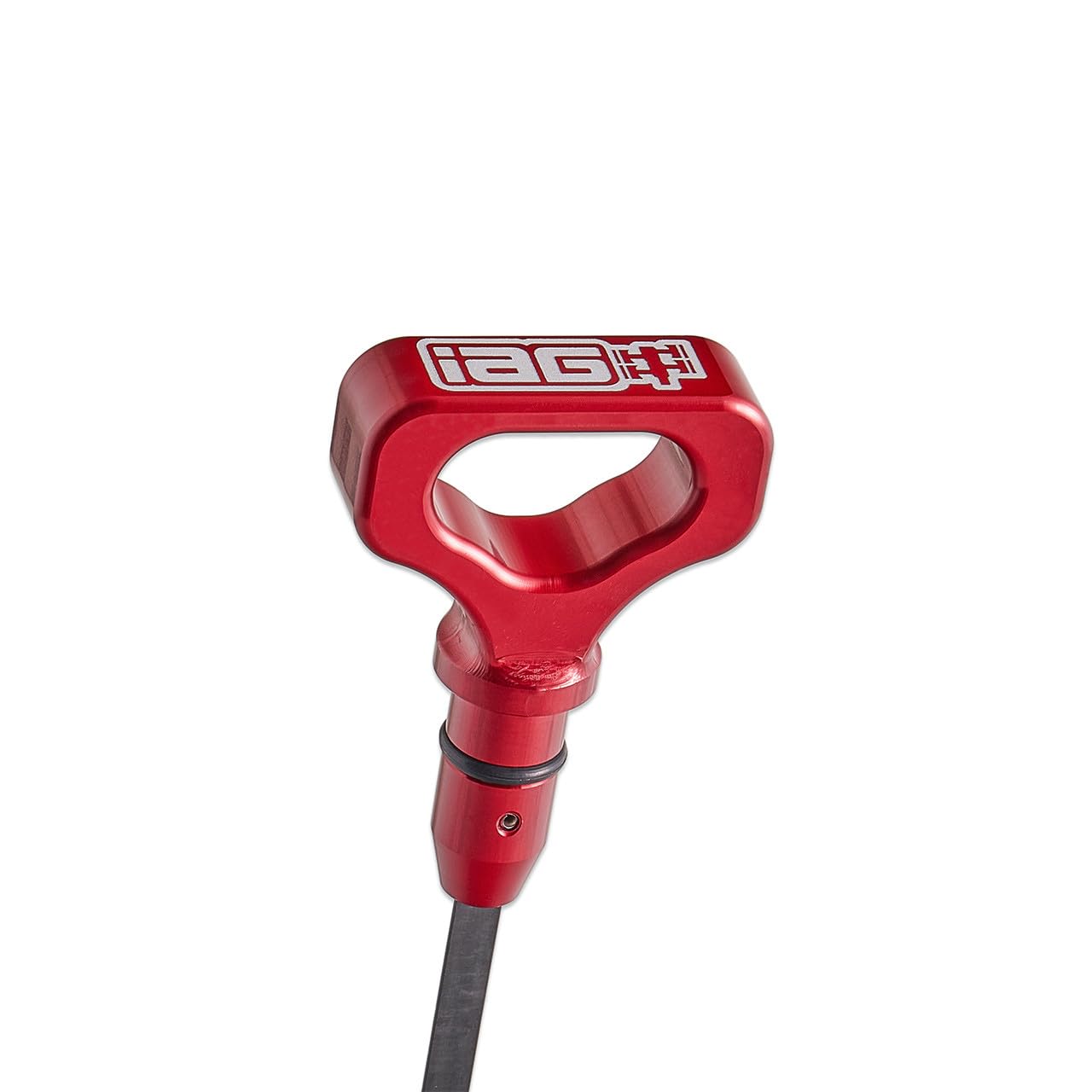 IAG Dipstick with Billet Anodized Handle for Subaru EJ 2.5L 2004-21 STI, 06-09 Legacy, Red