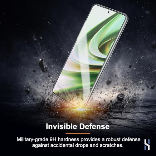 Image of Tempered Glass for OnePlus 10R | 10R - Prime Edition | 10T (6.7 Inch) Military Grade 9H Screen Guard, Anti-Scratch, Shatterproof, Edge-to-Edge Full Coverage - Black Border