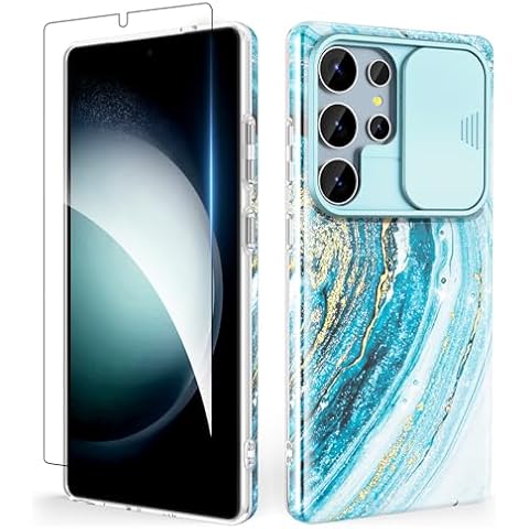 SHEDEER Samsung S25 Ultra Case with Camera Cover Cover