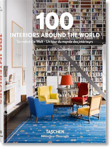 livre 100 Interiors Around The World (Multilingue)