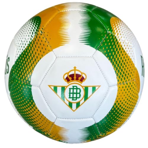 Real Betis | Balón Blanco, Verde Y Dorado