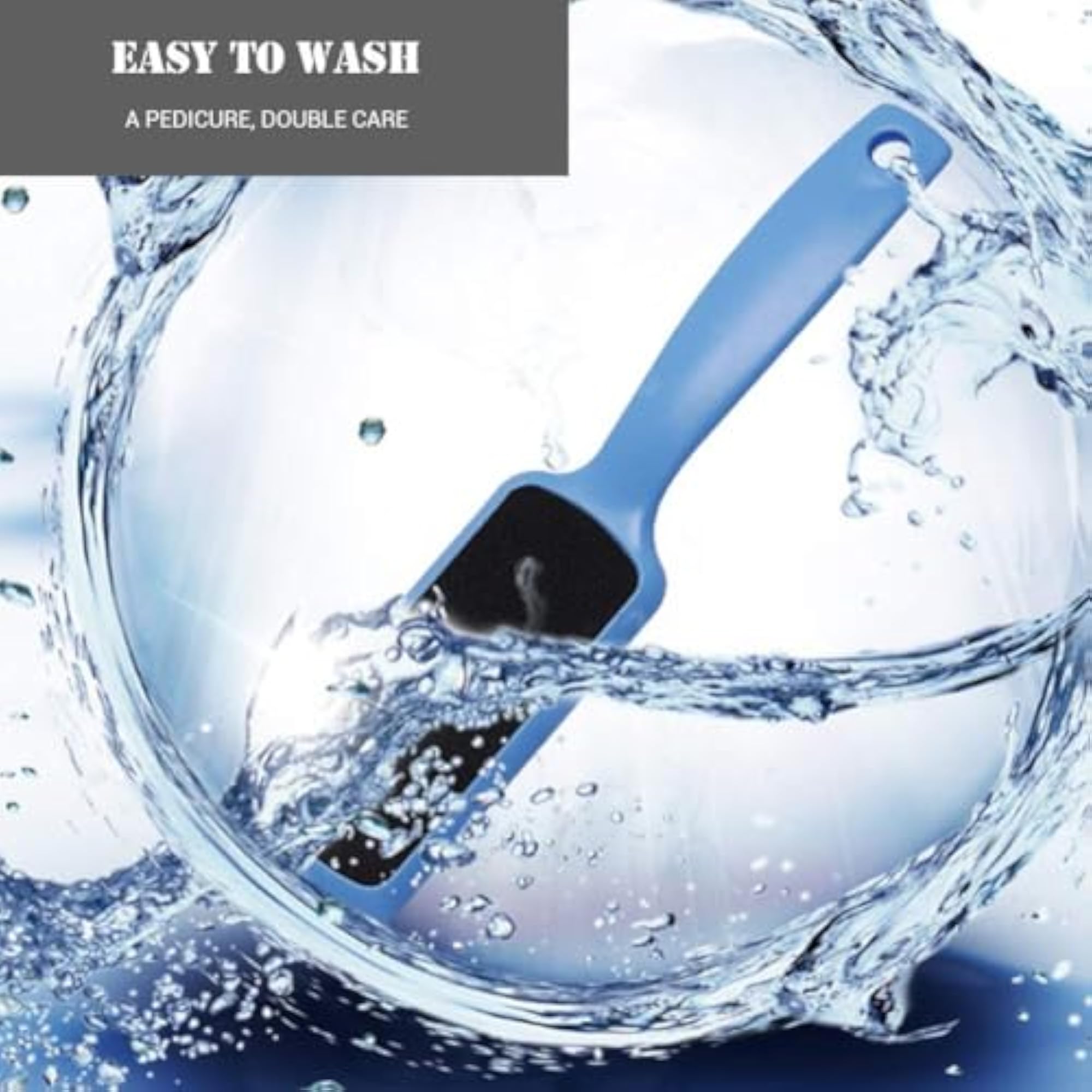 Foot Scrubber with Double Sided Rasp for Dead Skin