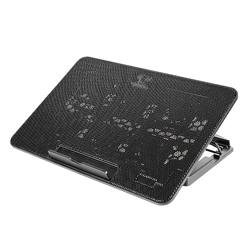 Base de refrigeración para laptop con 6 ventiladores LED miniatura 1