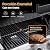 Sophia & William 3-Burner Gas and Charcoal Grill Combo with Offset Smoker - Dual Fuel BBQ Grill, 840 sq. in. Cooking Area, Heavy Duty Propane Barbecue for Outdoor Patio Cooking, Black