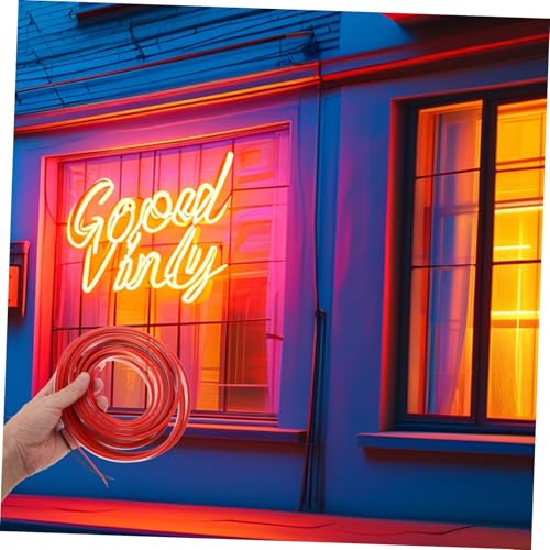 Tira de luz LED flexible de silicona roja 12V OSALADI miniatura 6