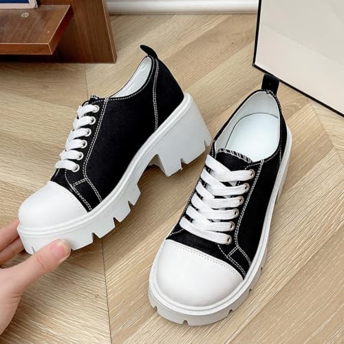 Zapatos de lona para mujer antideslizantes que evitan el cansancio al caminar 6