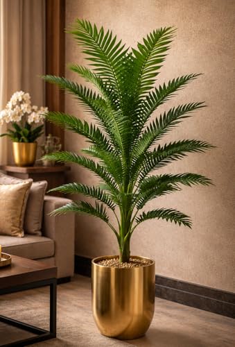 Big Artificial Plant Areca Palm Green Tree Without Vase - 5 Feet