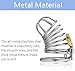 Breathable Cock Cage Metal Chastity Device for Men Chastity Cage Lightweight Sexual Wellness Locked Cage Sex Toys for Men Sweater v3