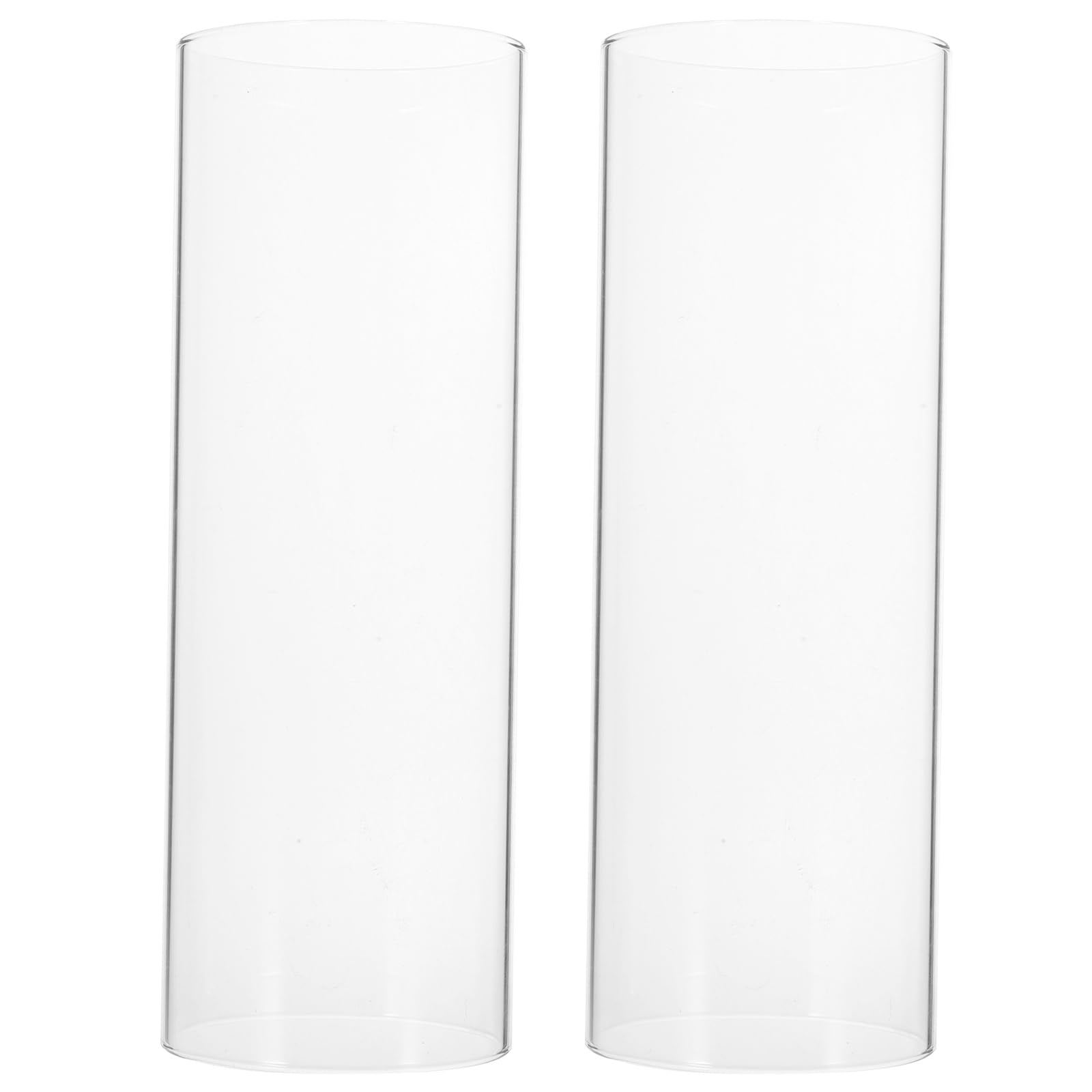 Bougeoirs en verre transparent FOMIYES chandelier de table salon 7 x 20 cm