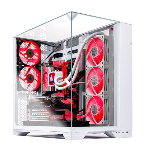 Image of Skytech Gaming O11 Vision Gaming PC, AMD Ryzen 7 9800X3D 4.7GHz, AMD RX 9070XT 16GB, 2TB Gen4 NVMe SSD, 32GB DDR5 RAM 6000, 850W Gold ATX 3 PSU, 360 ARGB AIO, Wi-Fi, Win 11, Desktop