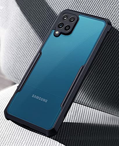 Image of Pikkme Back Cover for Samsung Galaxy M12 /A12 /F12 (TPU, Plastic | Black)