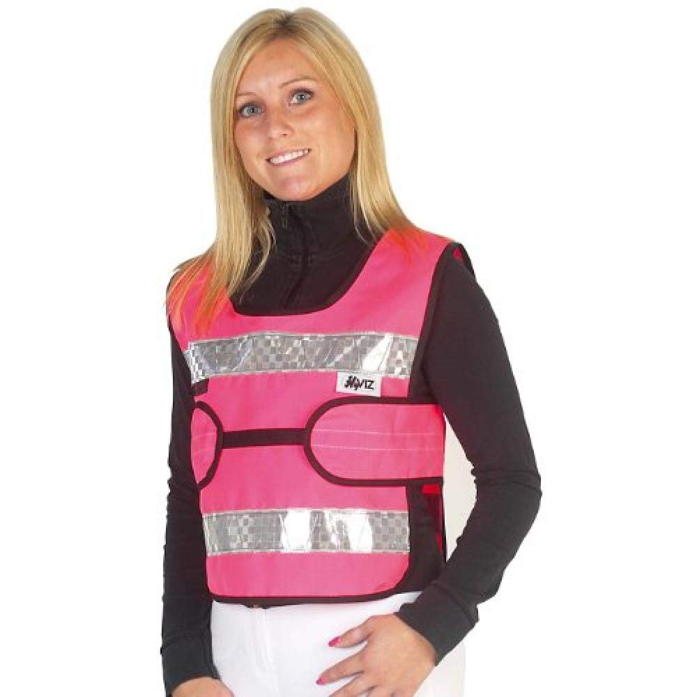 HYViz Adjustable Kids Reflective Tabard Small (Jnr) Pink