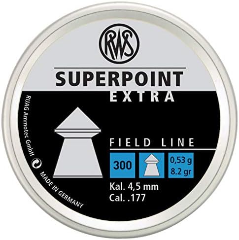 Rheinisch-Westfalische 2317409 RWS Superpoint Extra Air Gun Ammo .177 Field Line