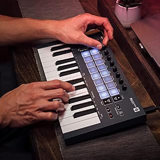 Novation FLkey Mini — clavier maître MIDI USB portatif de 25 touches avec intégration de FL Studio pour la production… - Les Beatles, Paul McCartney, John Lennon, RIngo Starr, George Harrison Novation FLkey Mini — clavier maître MIDI USB portatif de 25 touches avec intégration de FL Studio pour la production… – Image 3