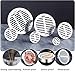 Stainless Steel Anti Blocking Floor Drain Strainers, Round Floor Drain Cover, 1.6