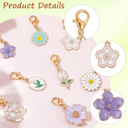 BEAMARKER 10 pièce de Breloques Florales en Alliage pour Chaussures Lacets – vue 7
