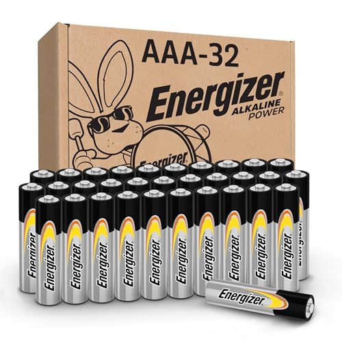 Energizer Alkaline Power AAA Batteries, 32 Count, Long-Lasting...