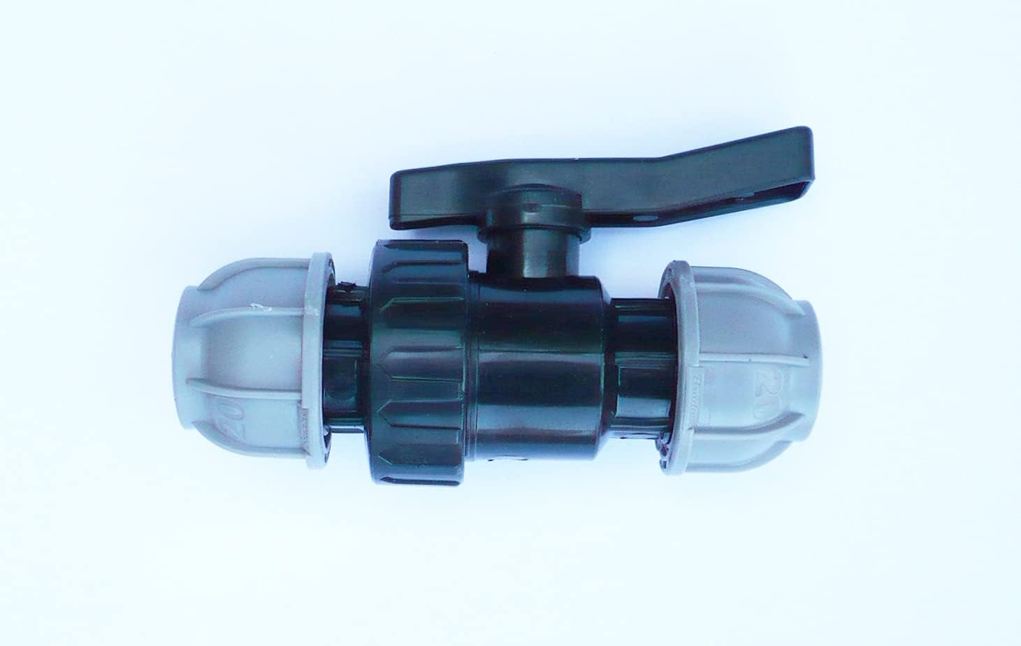 Farm & Field Hardware MDPE Compression Pipe Joiner with InLine Ball