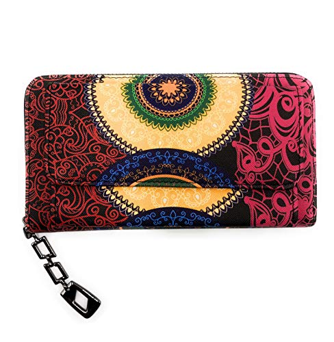JillyMode hochwertige Geldbörse mit Reißverschluss Groß Kapizität viele Muster GB00-10 (GB10-Bangkok) Cover