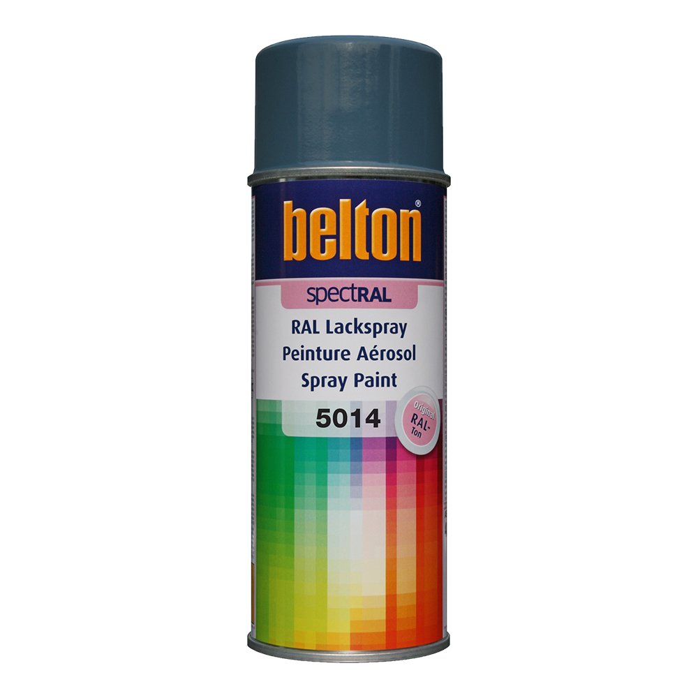 12x KWASNY 324 085 Belton Spectral lakier w sprayu RAL 5014 gołębiowy wysoki połysk 400 ml