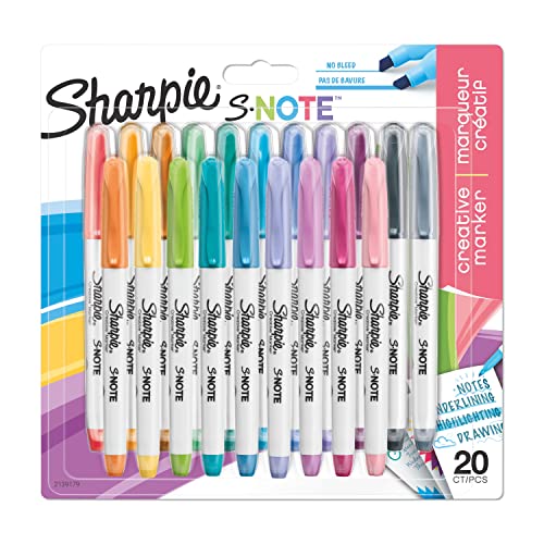 Sharpie 2139179 Permanent-Marker Mehrfarbig 20 Stück Blister