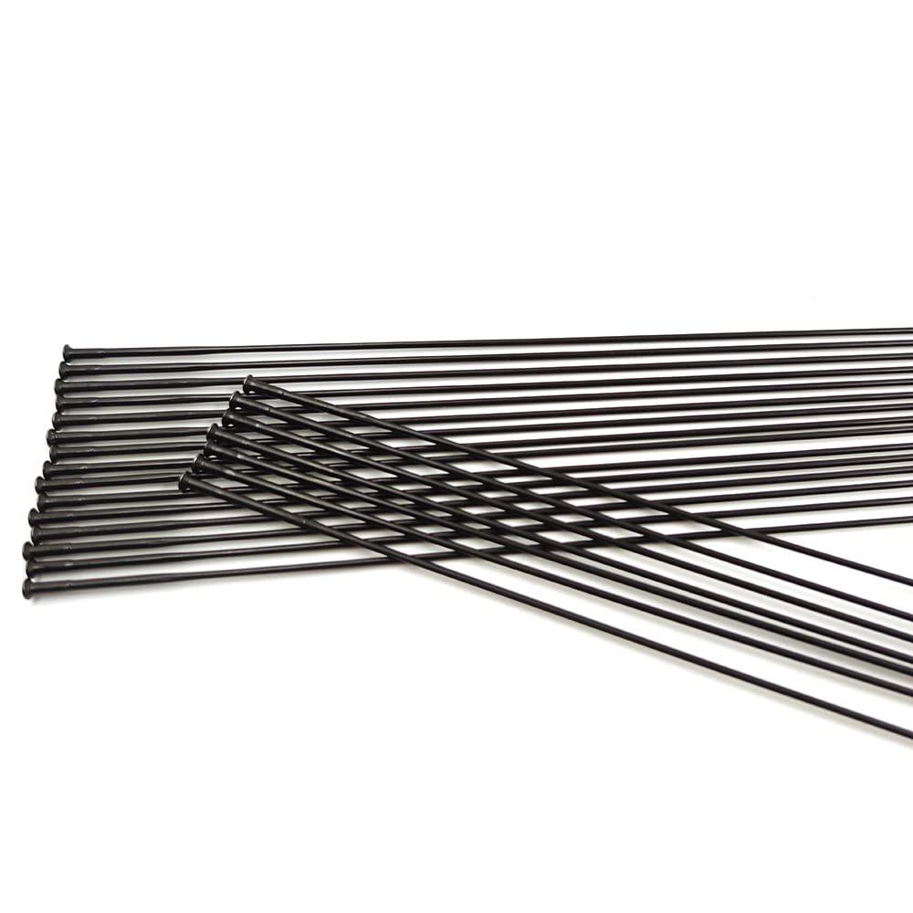 Raggi Bicicletta Raggi Rotondi for Bicicletta 14G Straight Pull J-Bend Neri(J-Bend 24pcs)