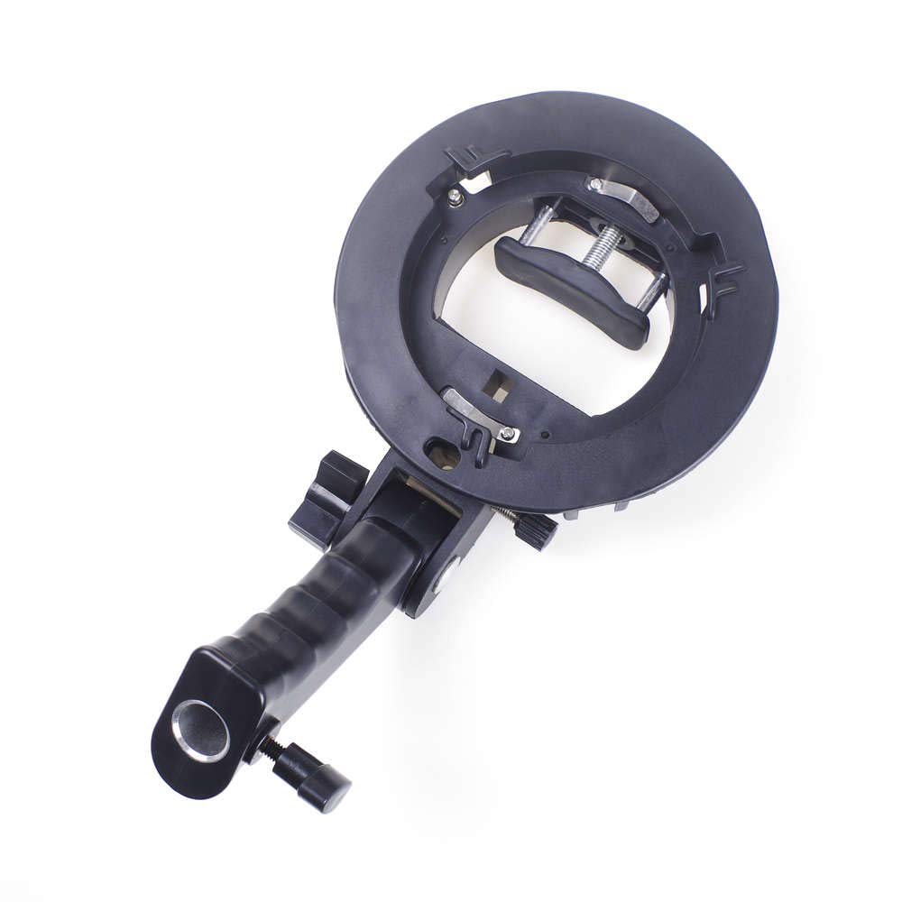 Photography Accessories Handheld Grip S-Type Flash Bracket Bowens S Mount Holder for Speedlite Flash Light Stand Softbox