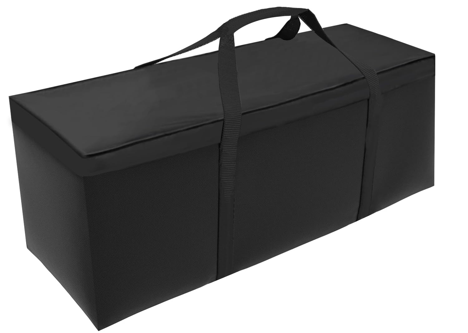 Borsa per Cuscini da Giardino Impermeabile 600D Oxford 200x60x75cm Nero