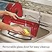 Hamilton Beach Easy Reach Countertop Toaster Oven, 4-Slices, Red (31337D)