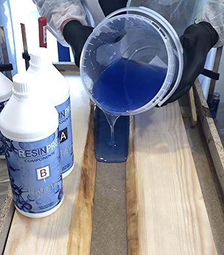 Resin Pro ® Transparante Epoxyhars Watereffect Voor Modelbouw, Artistieke creaties, Glasvezel reparaties, Artistieke vloeren, Scheepvaart, voor folie- applicatie (1 mm) en afgietsels tot 3 cm - 800 g