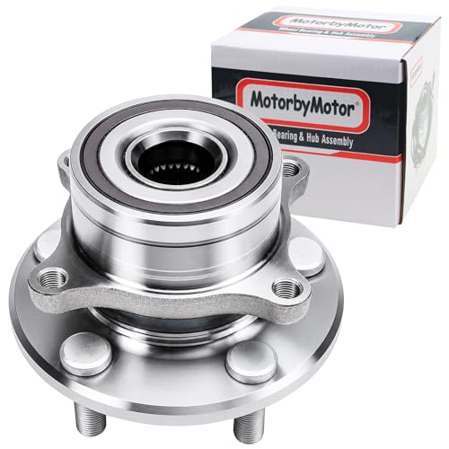 Image of MotorbyMotor 513267 Front Wheel Bearing Hub Assembly Fits for 2009-2015 Honda Pilot, 2007-2013 Acura MDX, 2010-2013 Acura ZDX Low-Runout OE Replacement Hub Bearing 5 Lugs w /ABS