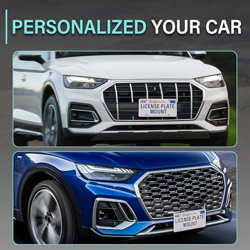 No Drill License Plate Bracket Holder Fits Audi SQ5/Q3/allroad/TT Roadster by ZYIMING - Used condition - Image 3