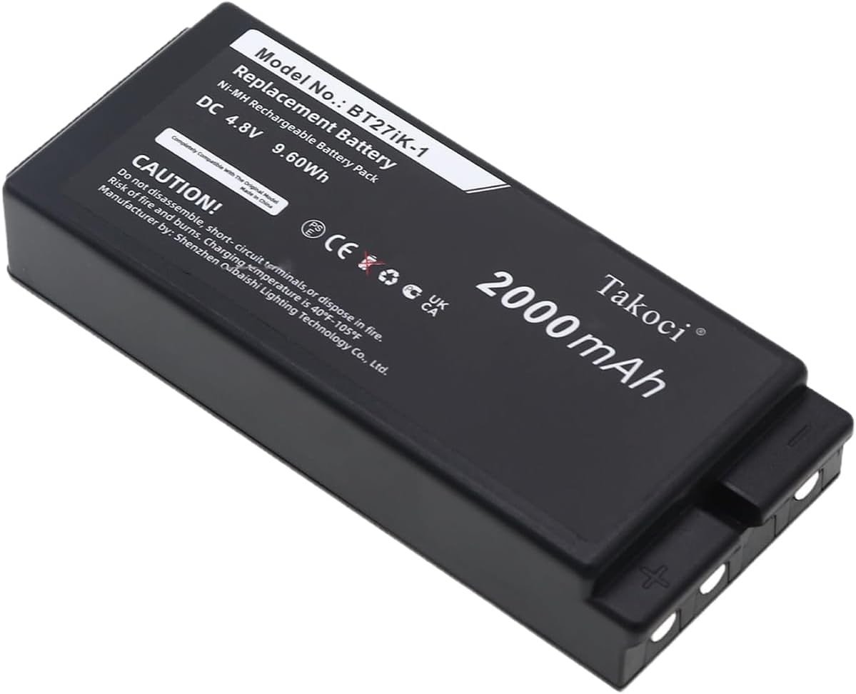 3PCS BT27iK BT24IK Replacement Battery Compatible with BERLINDE GH IK3 transmitters IK4 IKONTROL 2305271 JASO KONECRANES T70 Console Box T70/3 T70/4 T70/8 TM70/3 TM70/8 2305271 Ni-MH